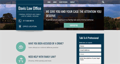 Desktop Screenshot of davis-law.net