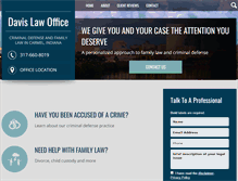 Tablet Screenshot of davis-law.net